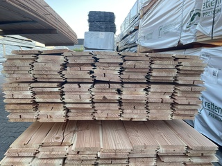 Ca. 198x Douglas Vlonderplanken, 28x145mm, lengte 300cm